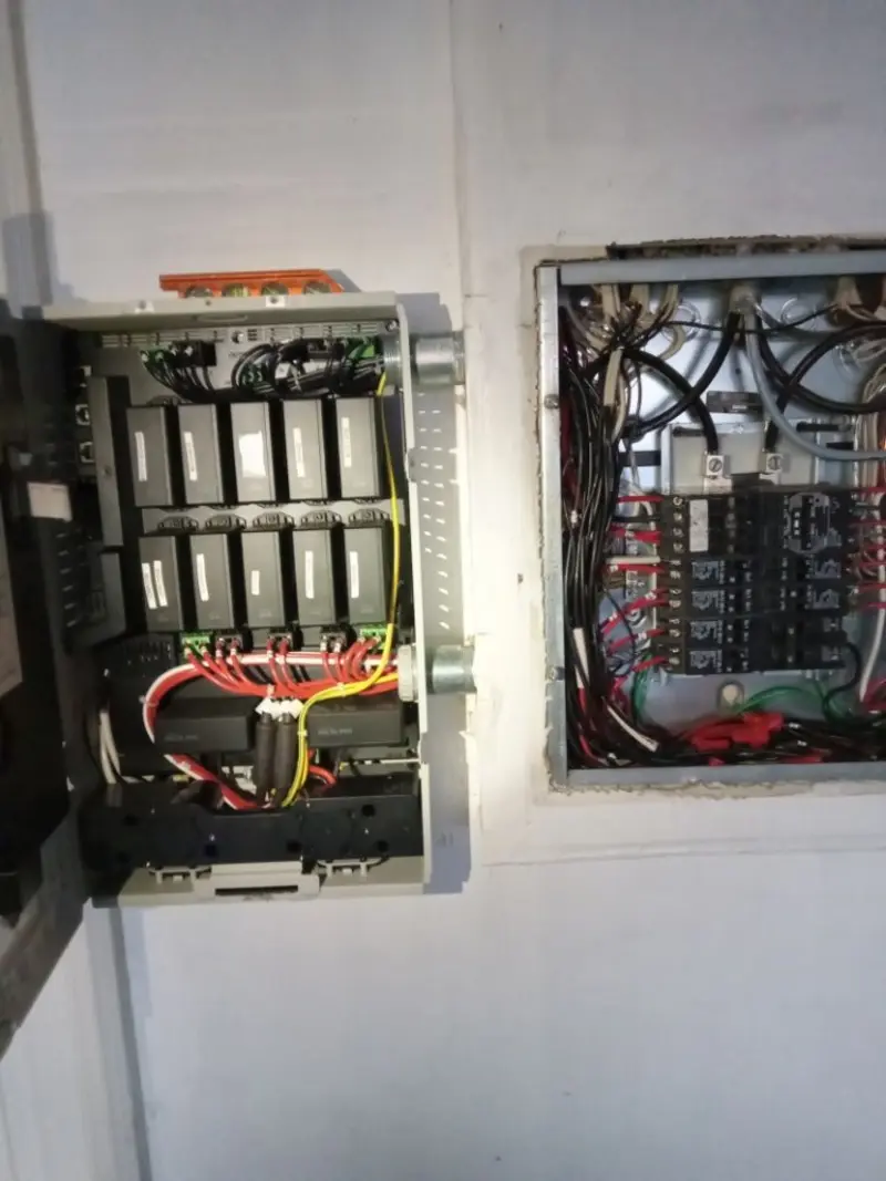 Electrical panel upgrade completed for Commercial Electrician Services in Oakwood